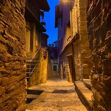 Romantic Home Stone With Amazing View Lake Of Como And Oleandra 라글리오 외부 사진