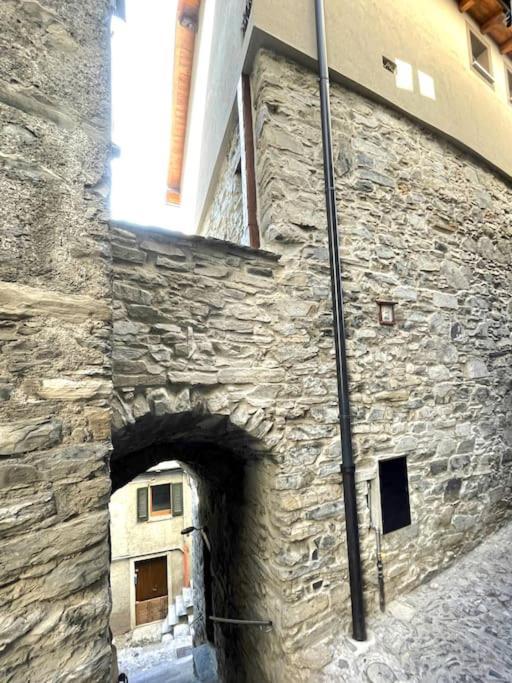 Romantic Home Stone With Amazing View Lake Of Como And Oleandra 라글리오 외부 사진