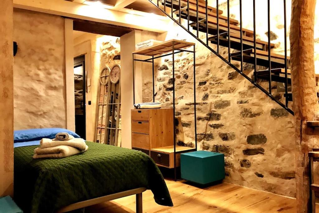 Romantic Home Stone With Amazing View Lake Of Como And Oleandra 라글리오 외부 사진
