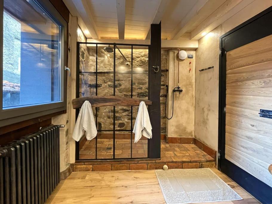 Romantic Home Stone With Amazing View Lake Of Como And Oleandra 라글리오 외부 사진